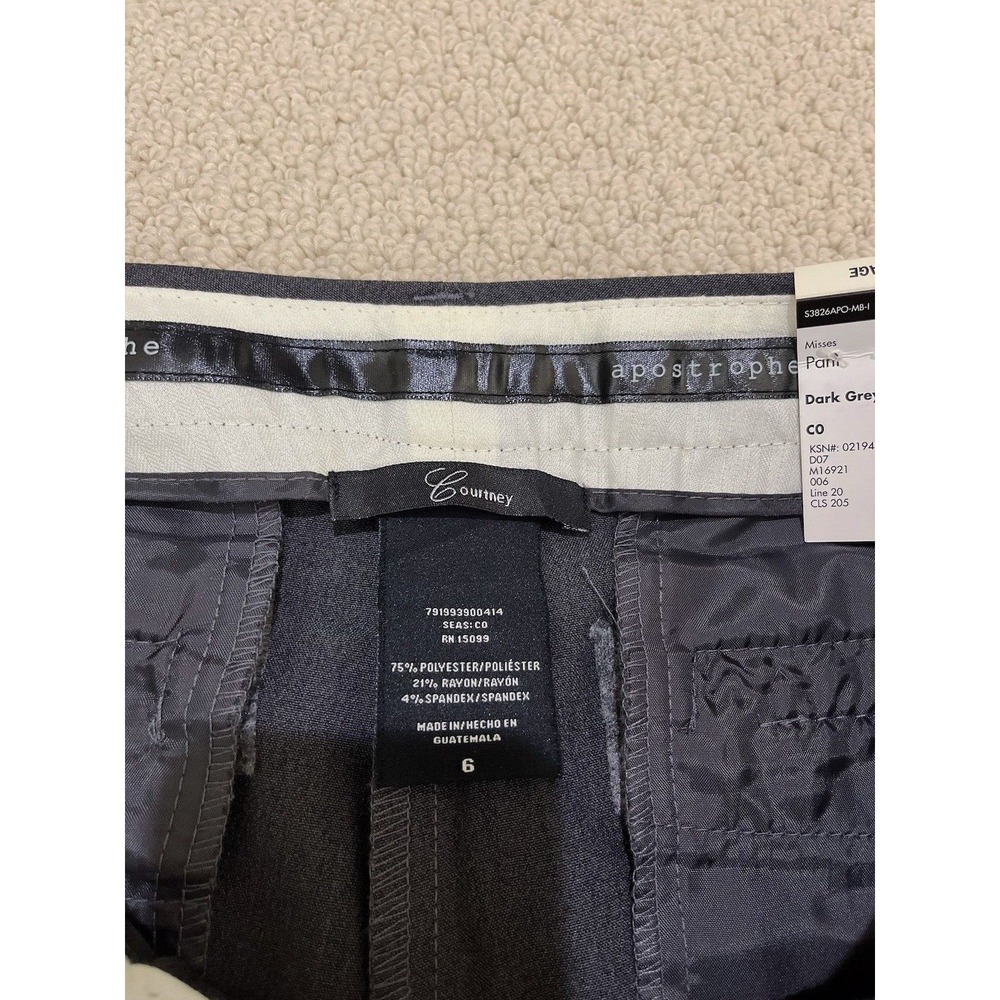apostrophe women dress‎ pants size 6 new with tag - Picture 2 of 9